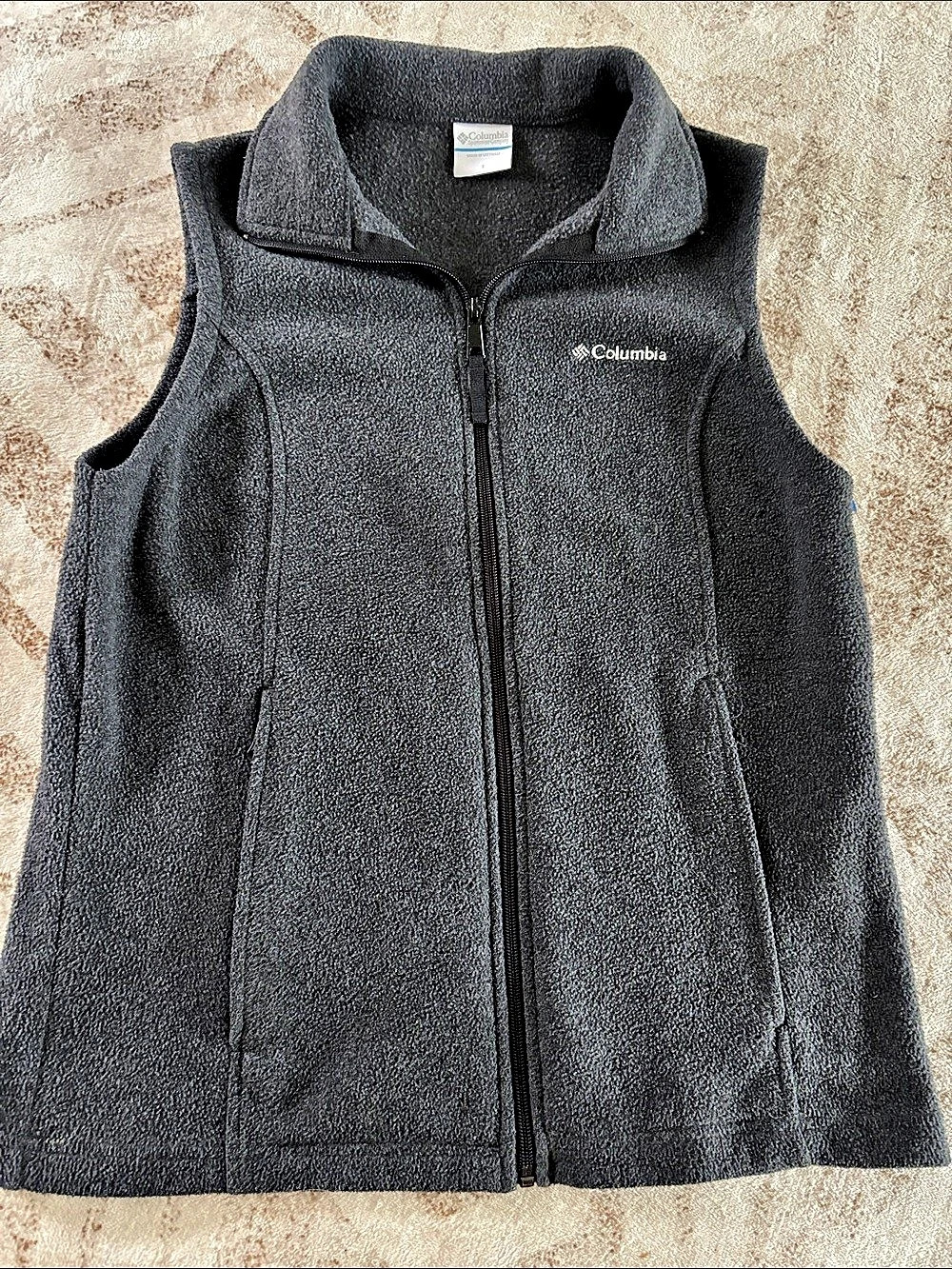 Columbia Benton Springs Fleece Vest Gray Small